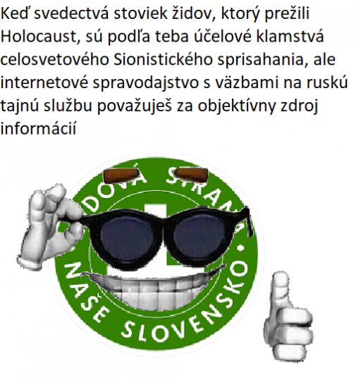 Hlavne nepodliehať propagande...